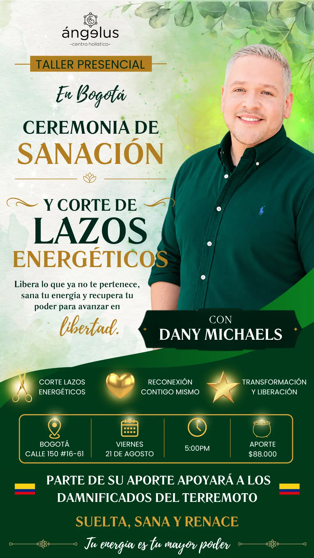 Ceremonia de Sanación y Corte de Lazos Energéticos con Dany Michaels